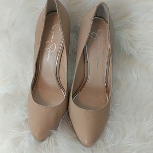 Tan Jessica Simpson Highheels